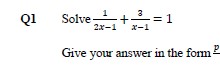 Challenging maths questions